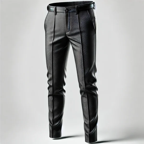 Dark Gray Tailored Dress Pants